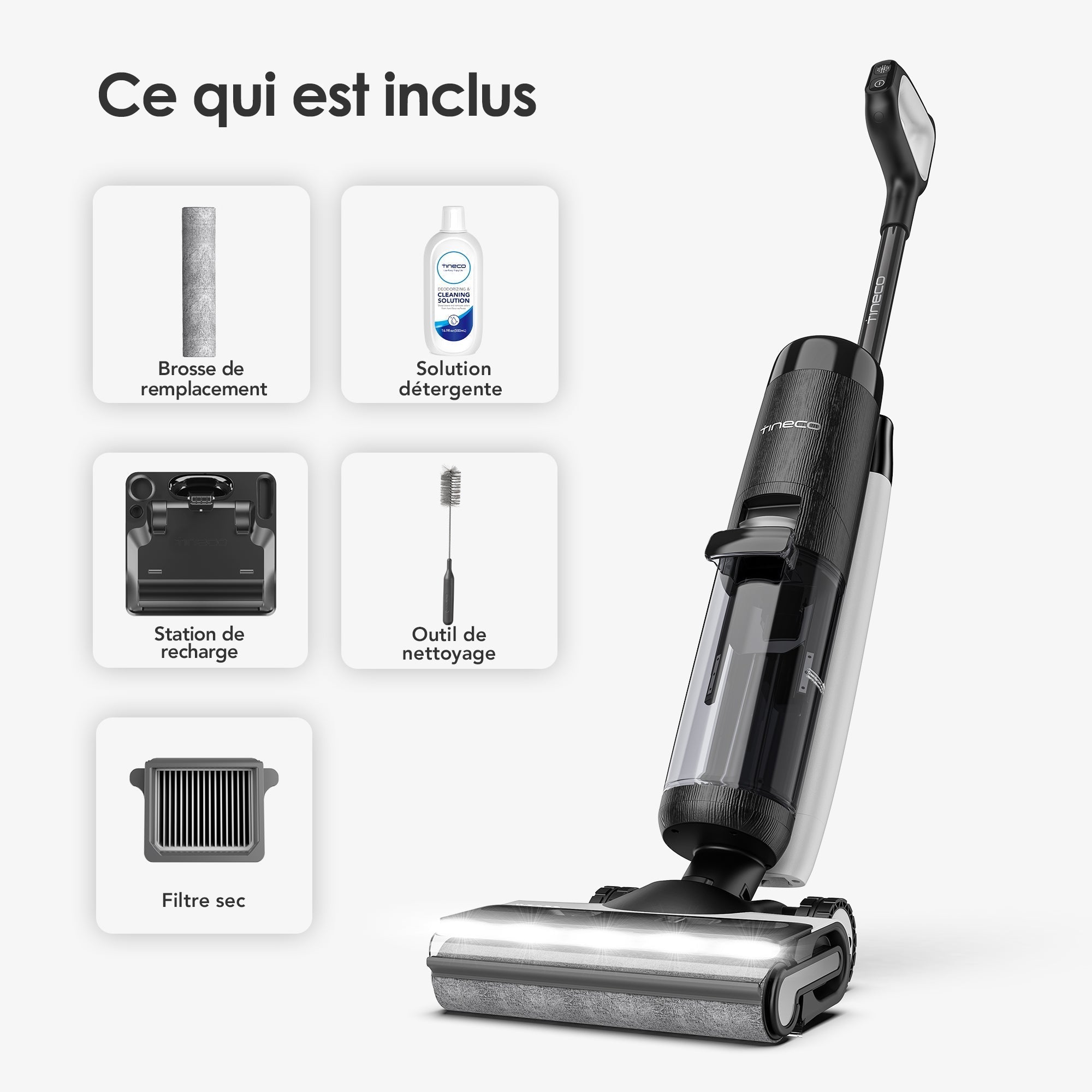 Tineco FLOOR ONE S7 PRO/S7 Series Aspirateur et Laveur Sec et Humide sans Fil Intelligent