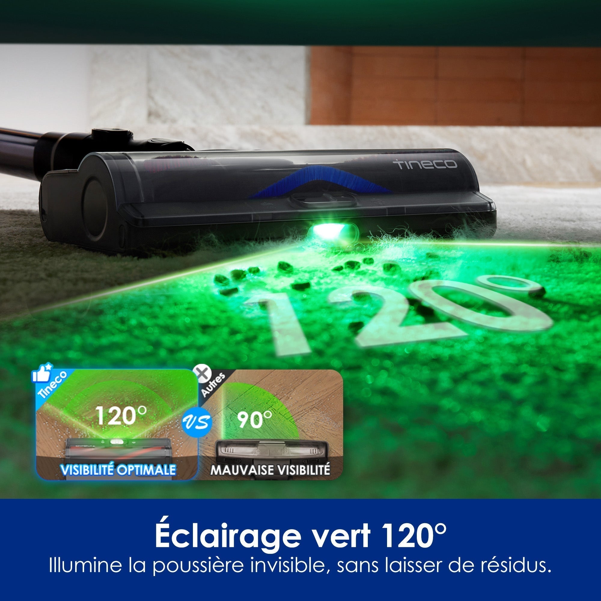 Tineco Pure One S50 Pro Aspirateur Balai sans Fil